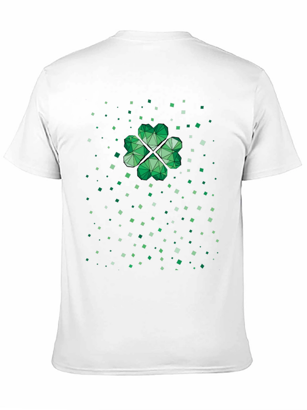 Geometric Shamrock St. Patricks Day T-Shirt