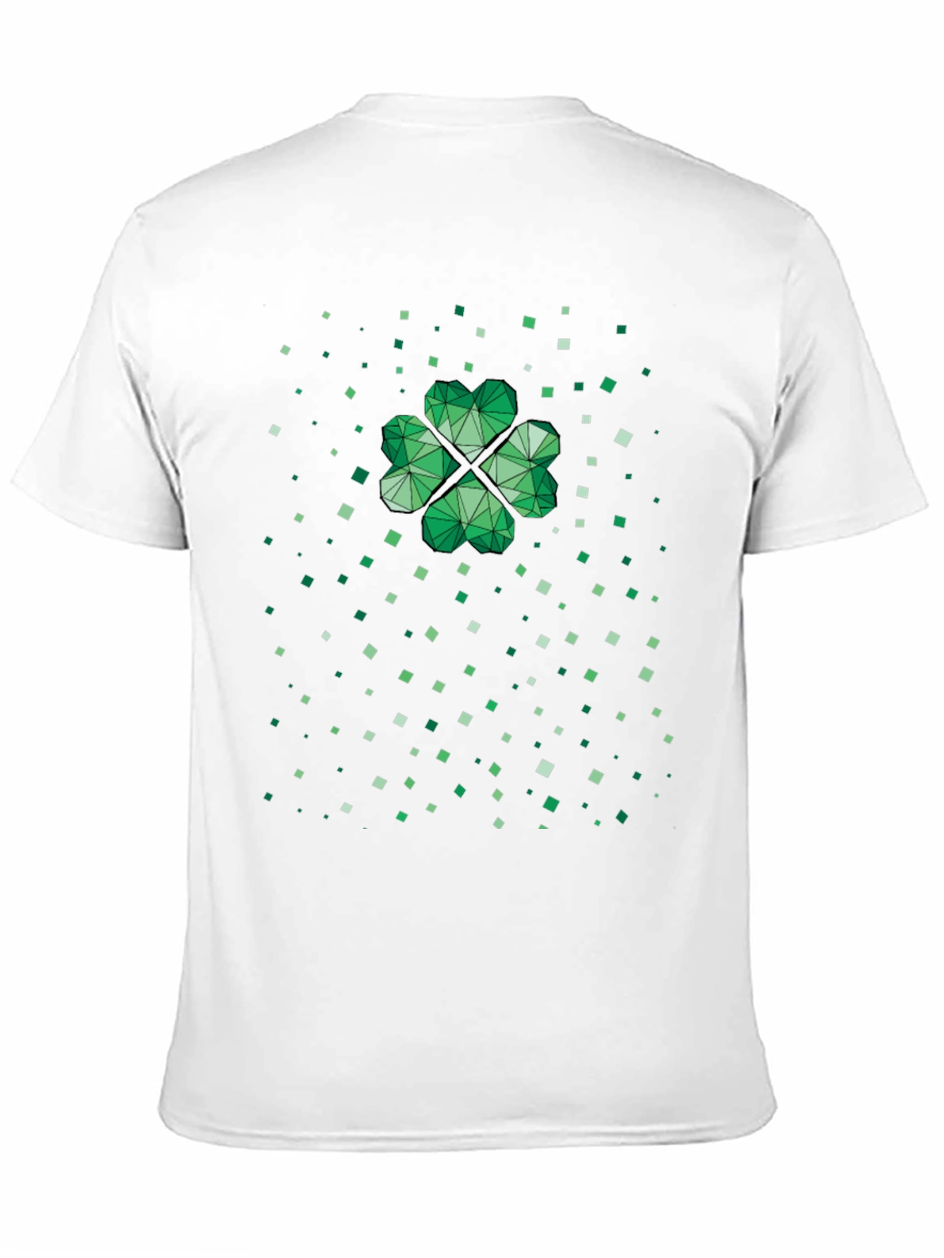 Geometric Shamrock St. Patricks Day T-Shirt
