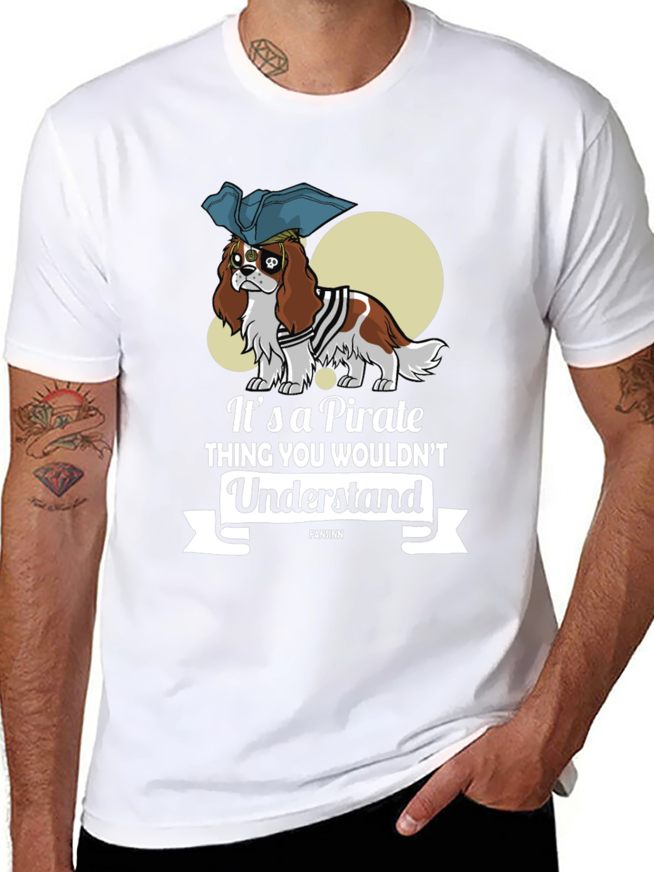Pirate Dog T-Shirt - You Wouldnt Understand Funny Tee