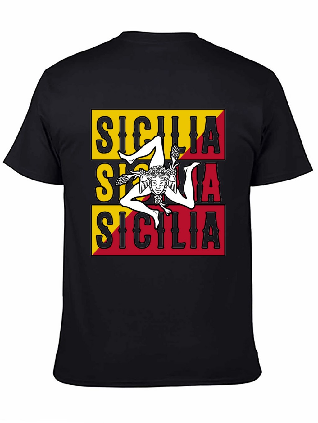 Sicilia T-Shirt - Trinacria Symbol - Italian Pride Tee