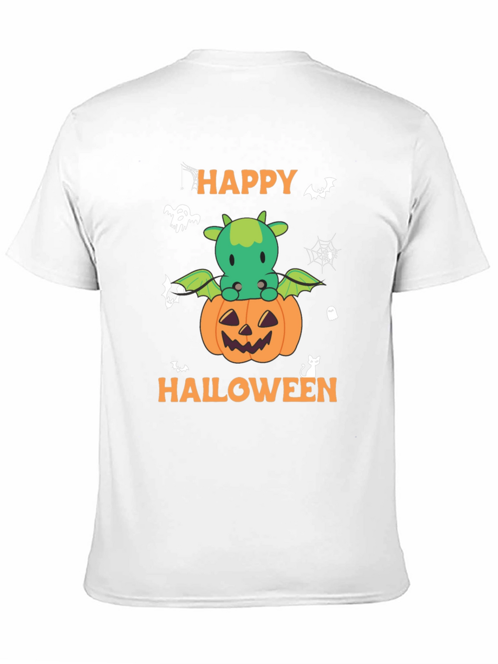 Halloween Dragon Pumpkin Graphic Tee