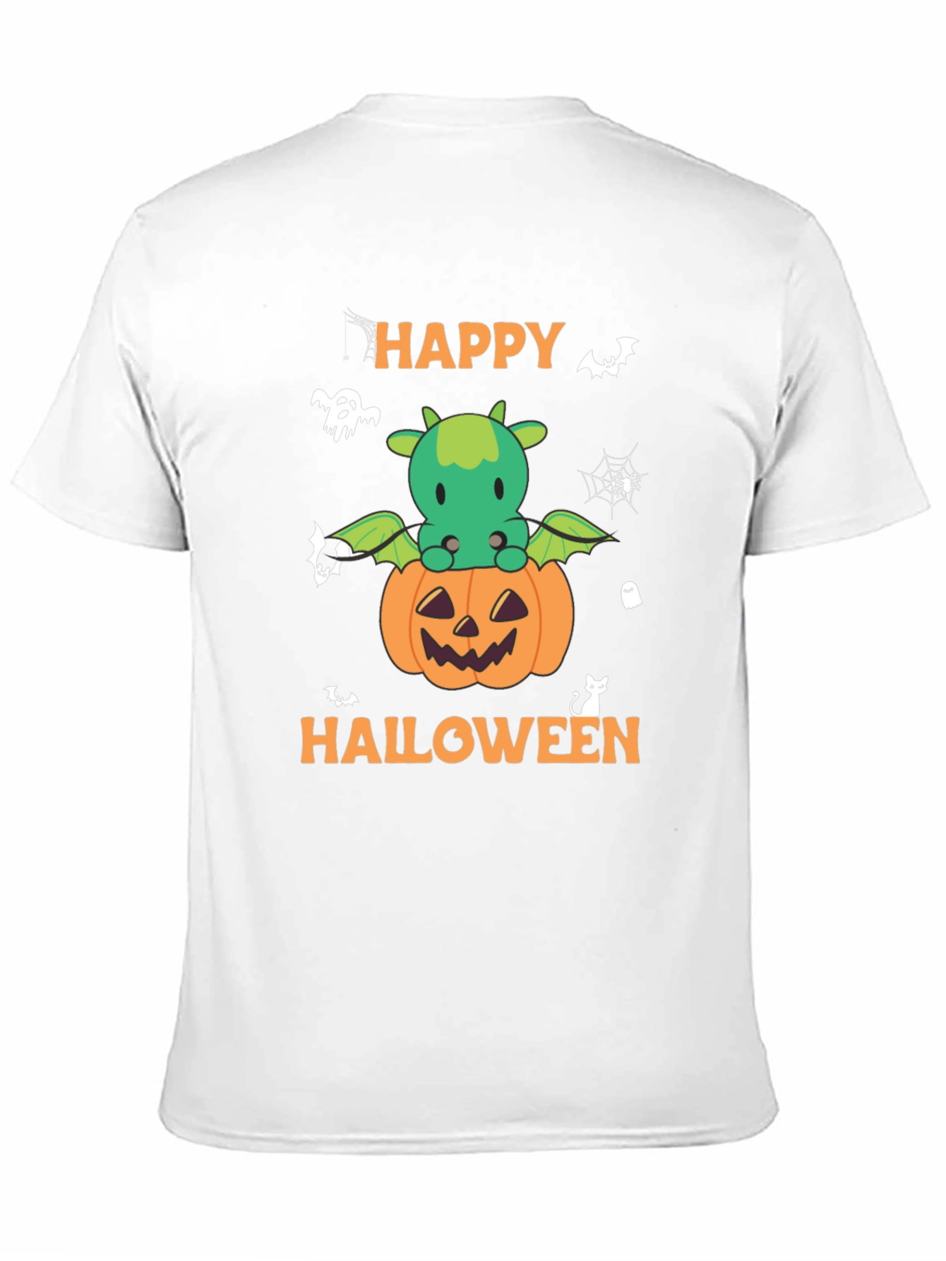 Halloween Dragon Pumpkin Graphic Tee
