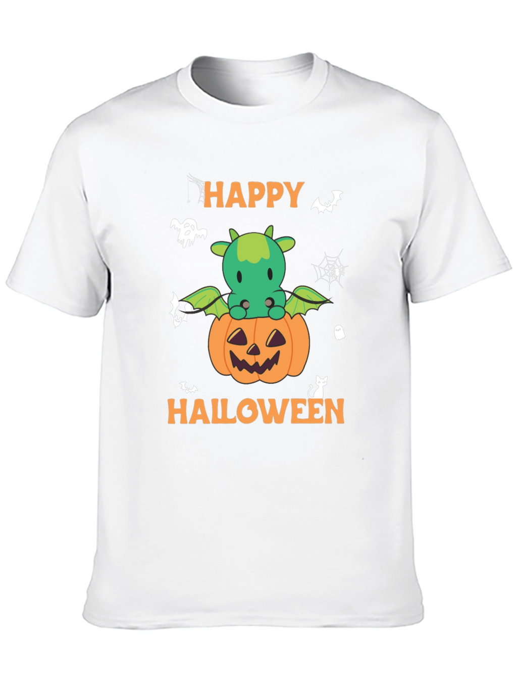 Halloween Dragon Pumpkin Graphic Tee