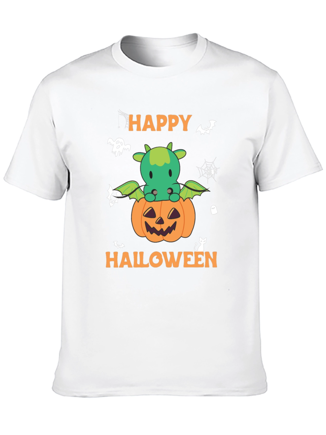 Halloween Dragon Pumpkin Graphic Tee