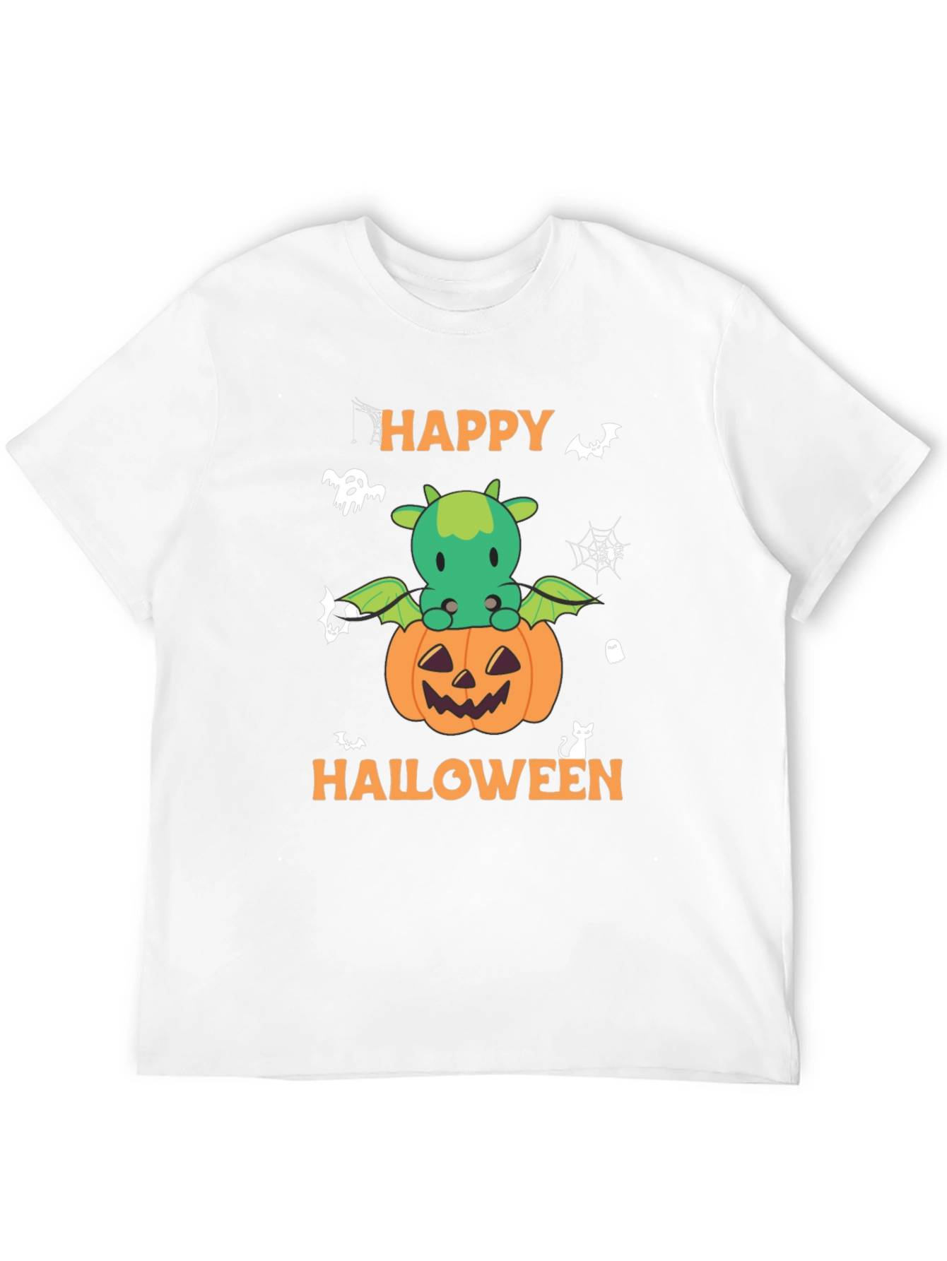 Halloween Dragon Pumpkin Graphic Tee