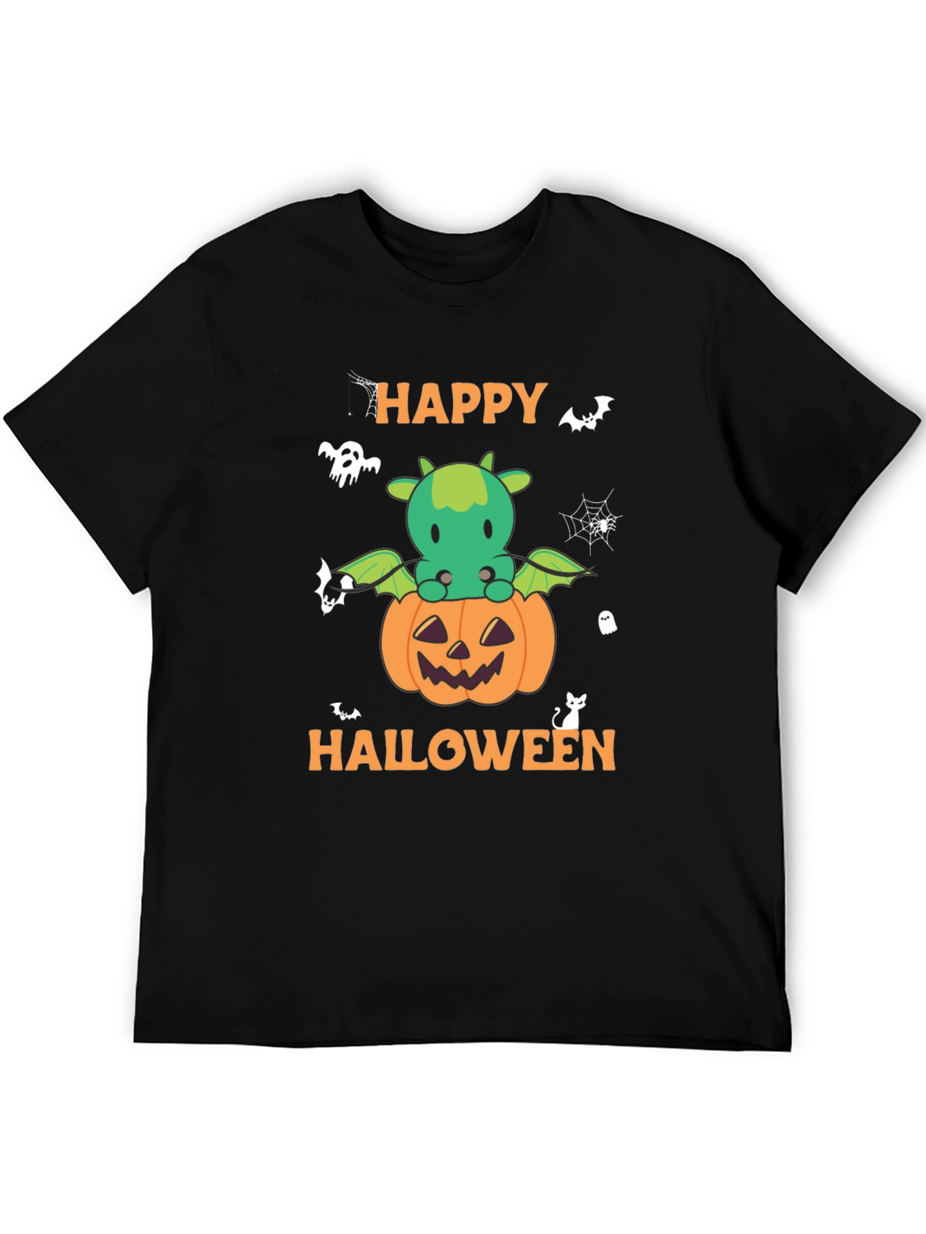 Halloween Dragon Pumpkin Graphic Tee