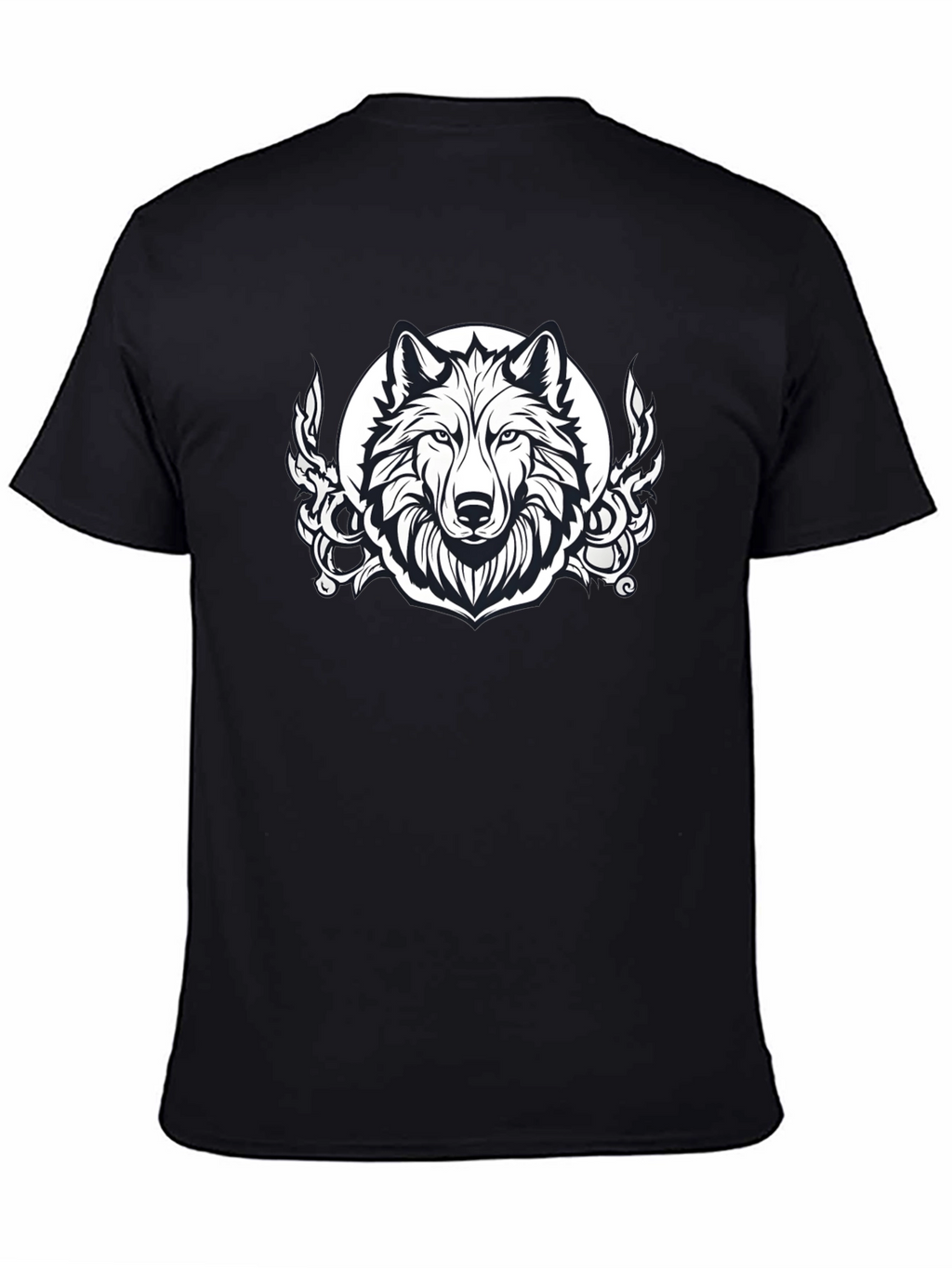Wolf Graphic Black T-Shirt