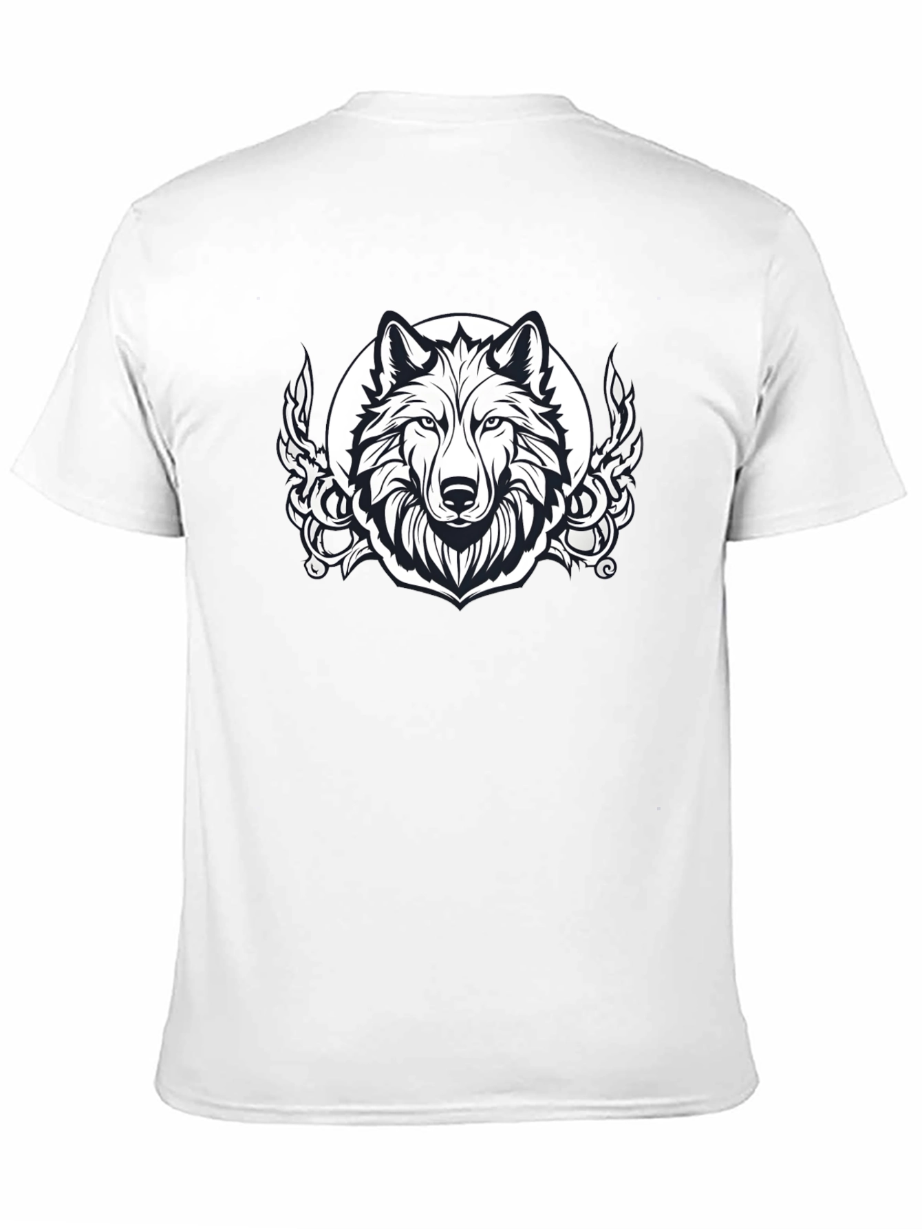 Wolf Graphic Black T-Shirt