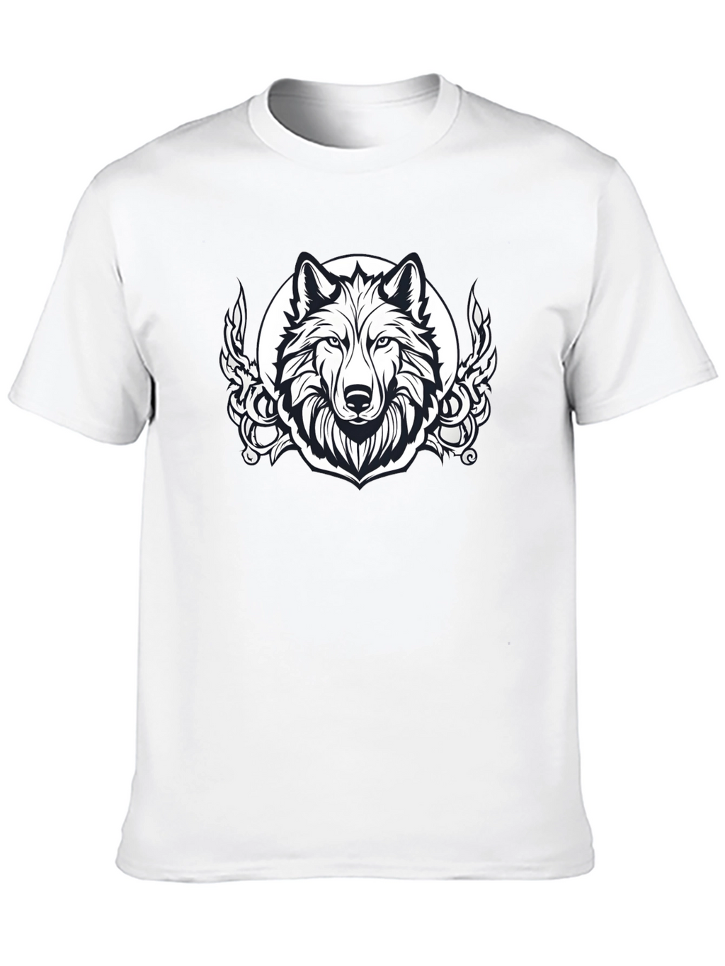 Wolf Graphic Black T-Shirt