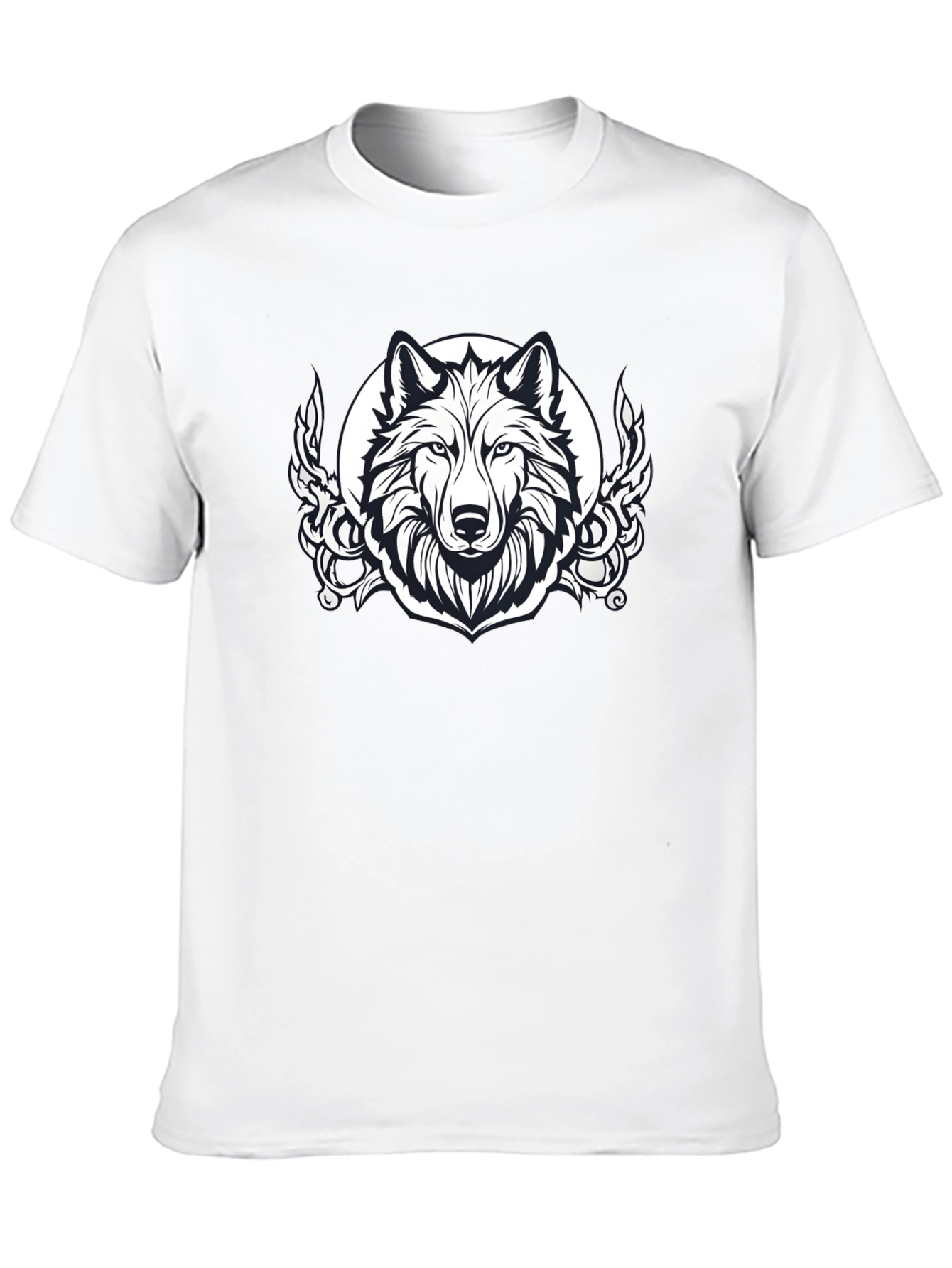Wolf Graphic Black T-Shirt