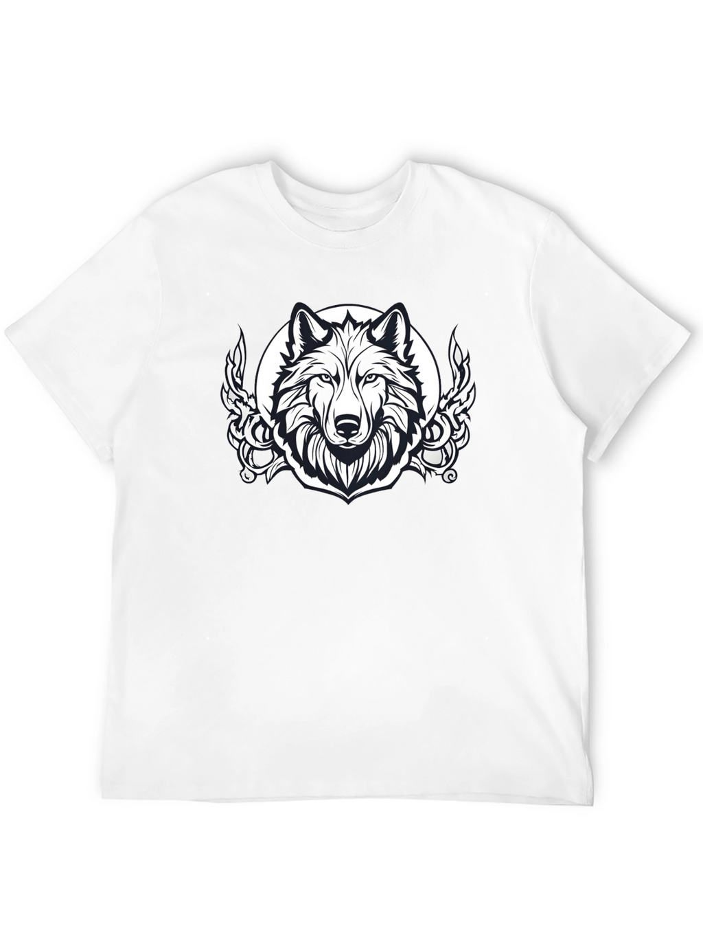 Wolf Graphic Black T-Shirt