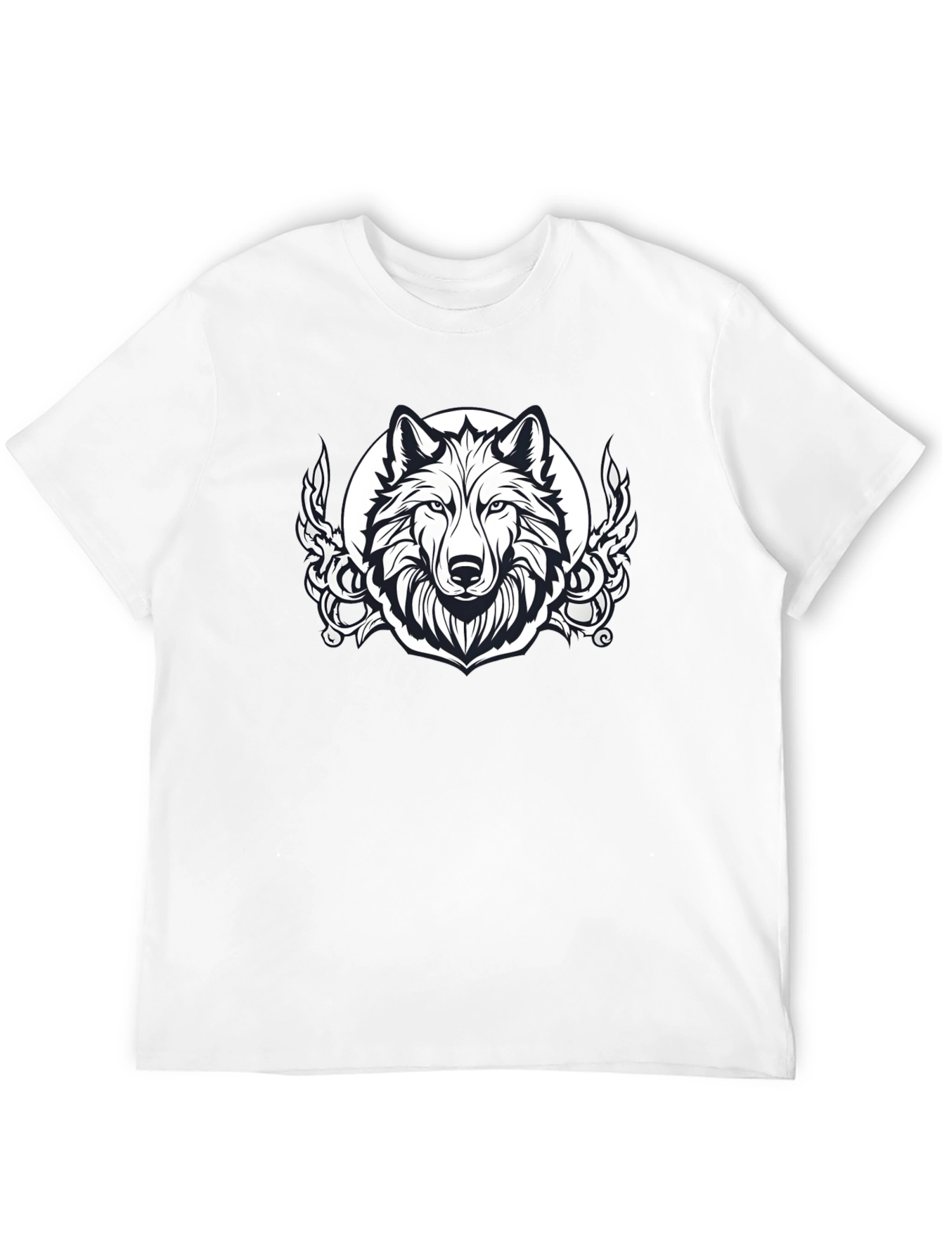 Wolf Graphic Black T-Shirt