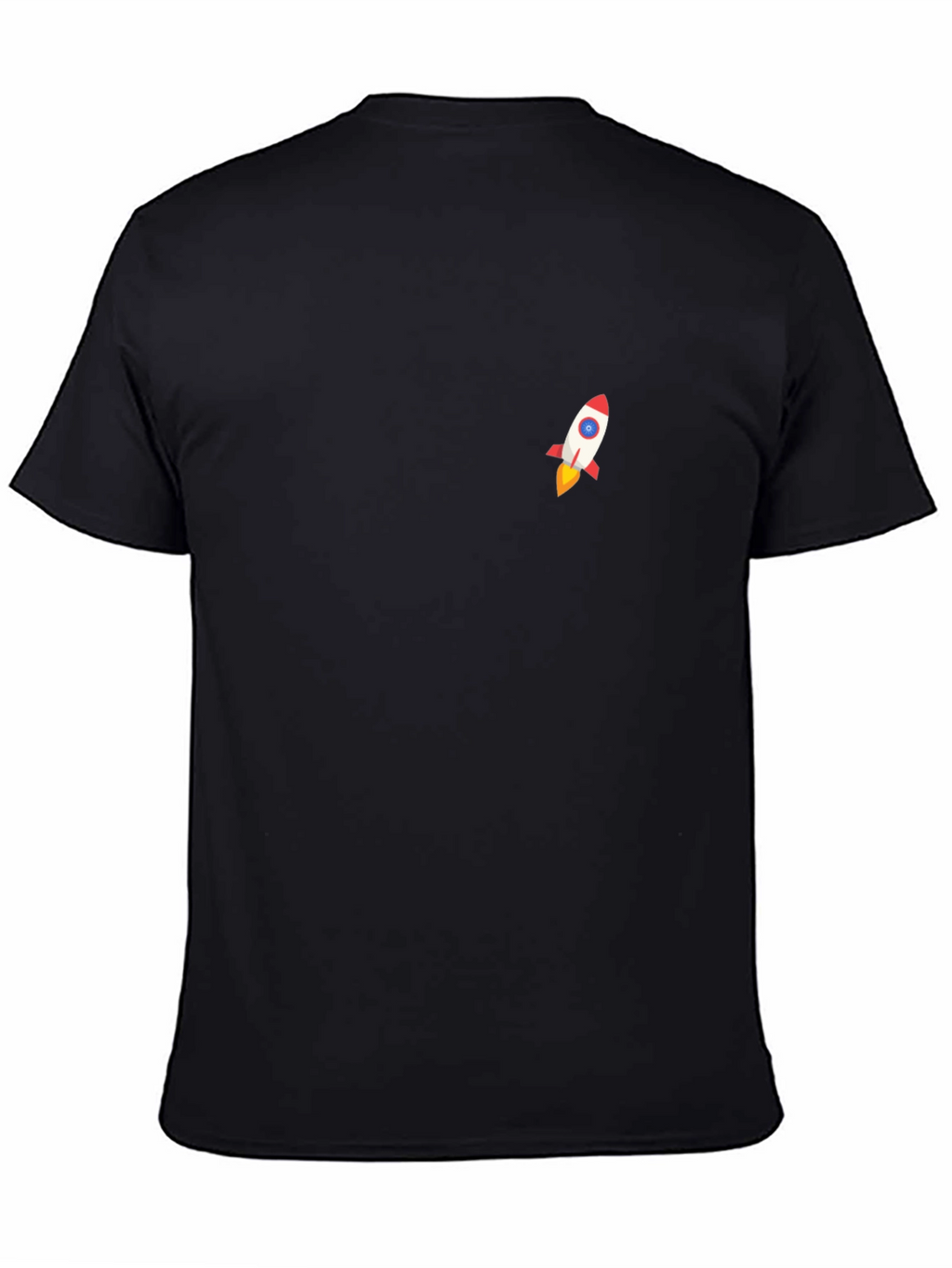 Rocket Graphic Tee - Modern Black T-Shirt
