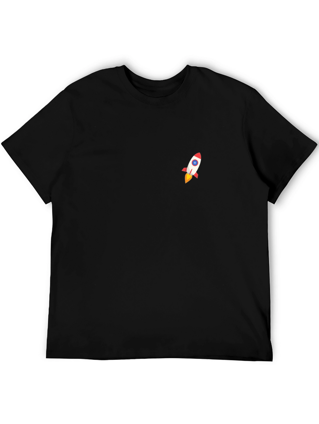 Rocket Graphic Tee - Modern Black T-Shirt