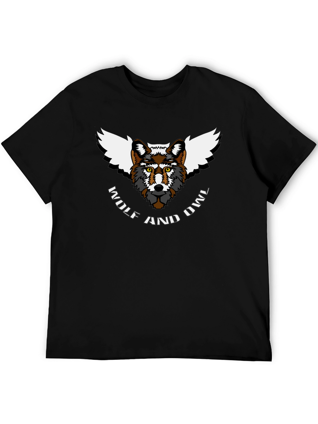Wolf and Owl T-Shirt - Unique Animal Design