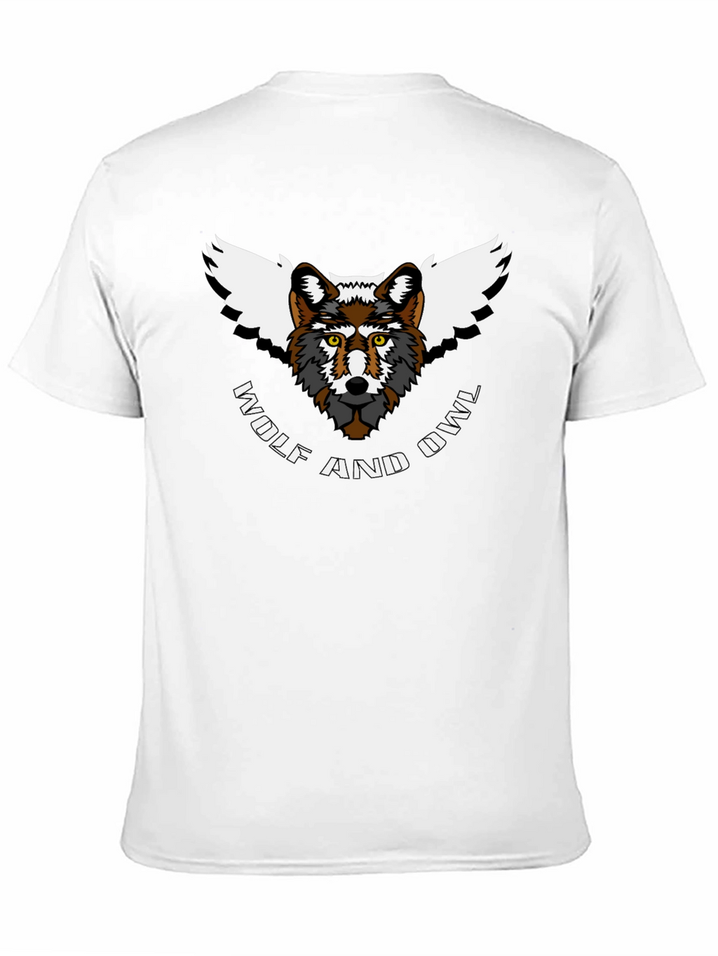 Wolf and Owl T-Shirt - Unique Animal Design
