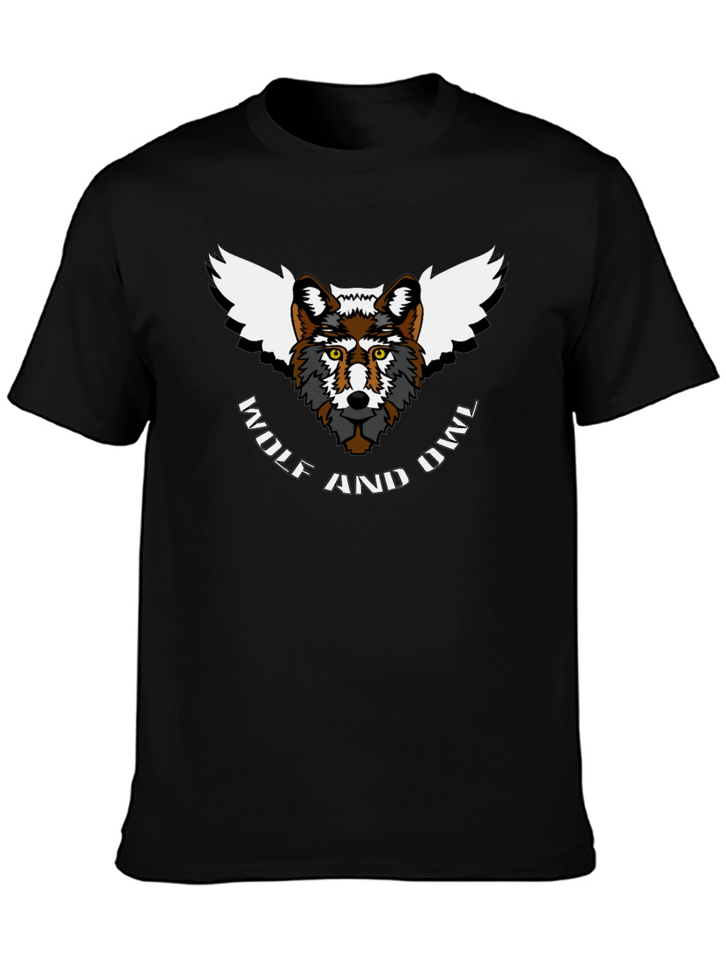 Wolf and Owl T-Shirt - Unique Animal Design