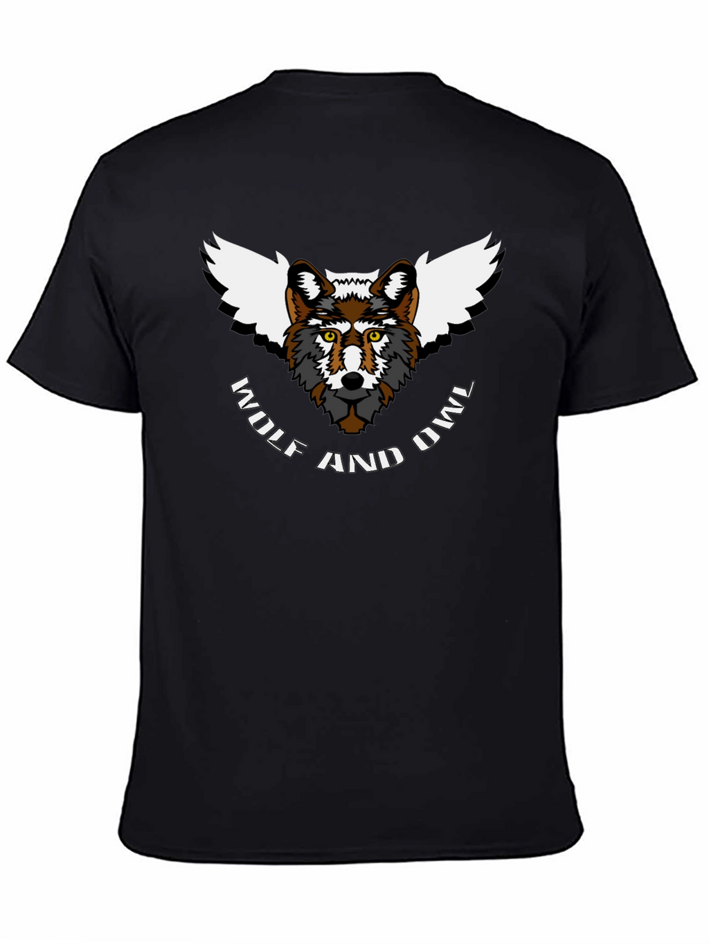 Wolf and Owl T-Shirt - Unique Animal Design