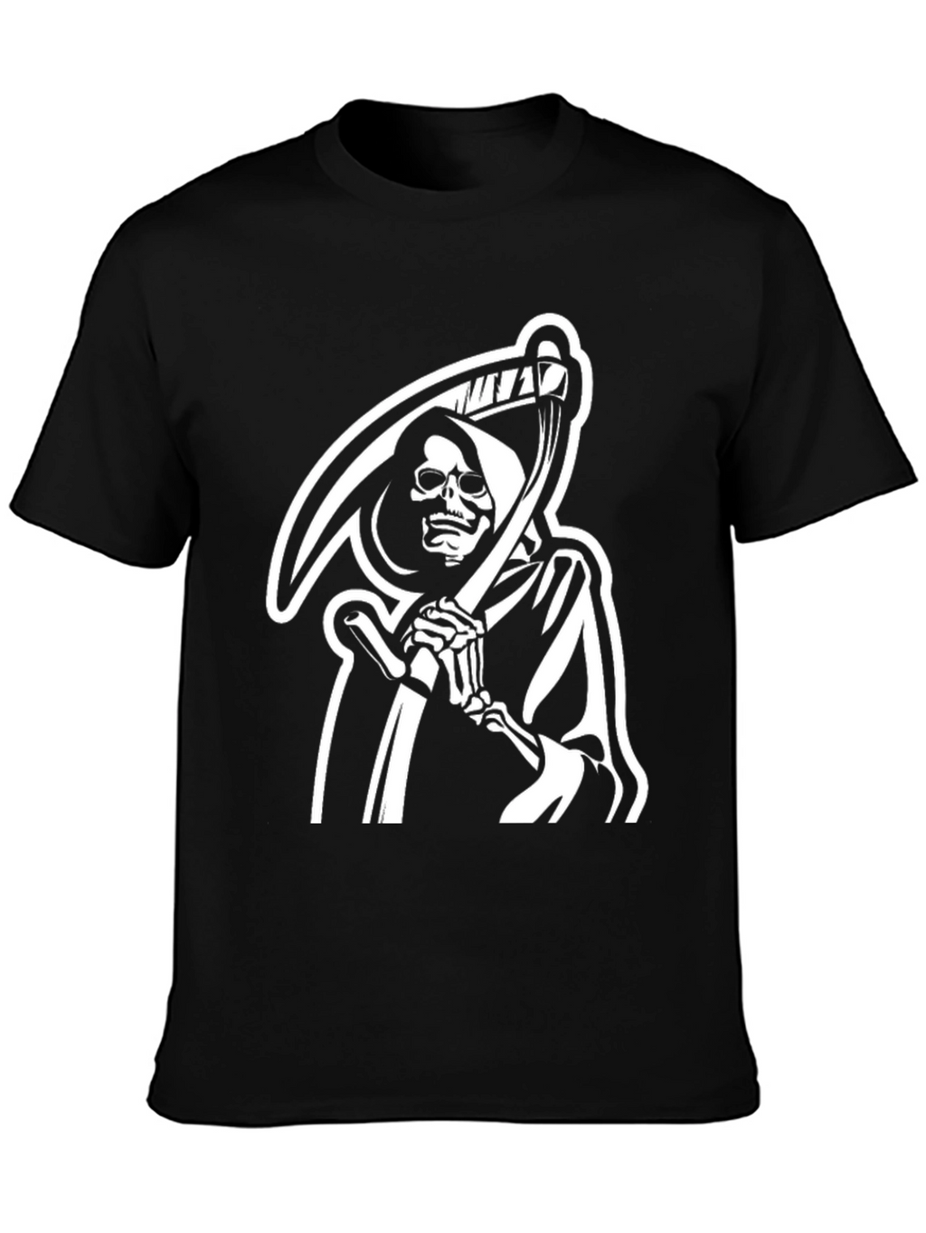 Grim Reaper Graphic Black T-Shirt