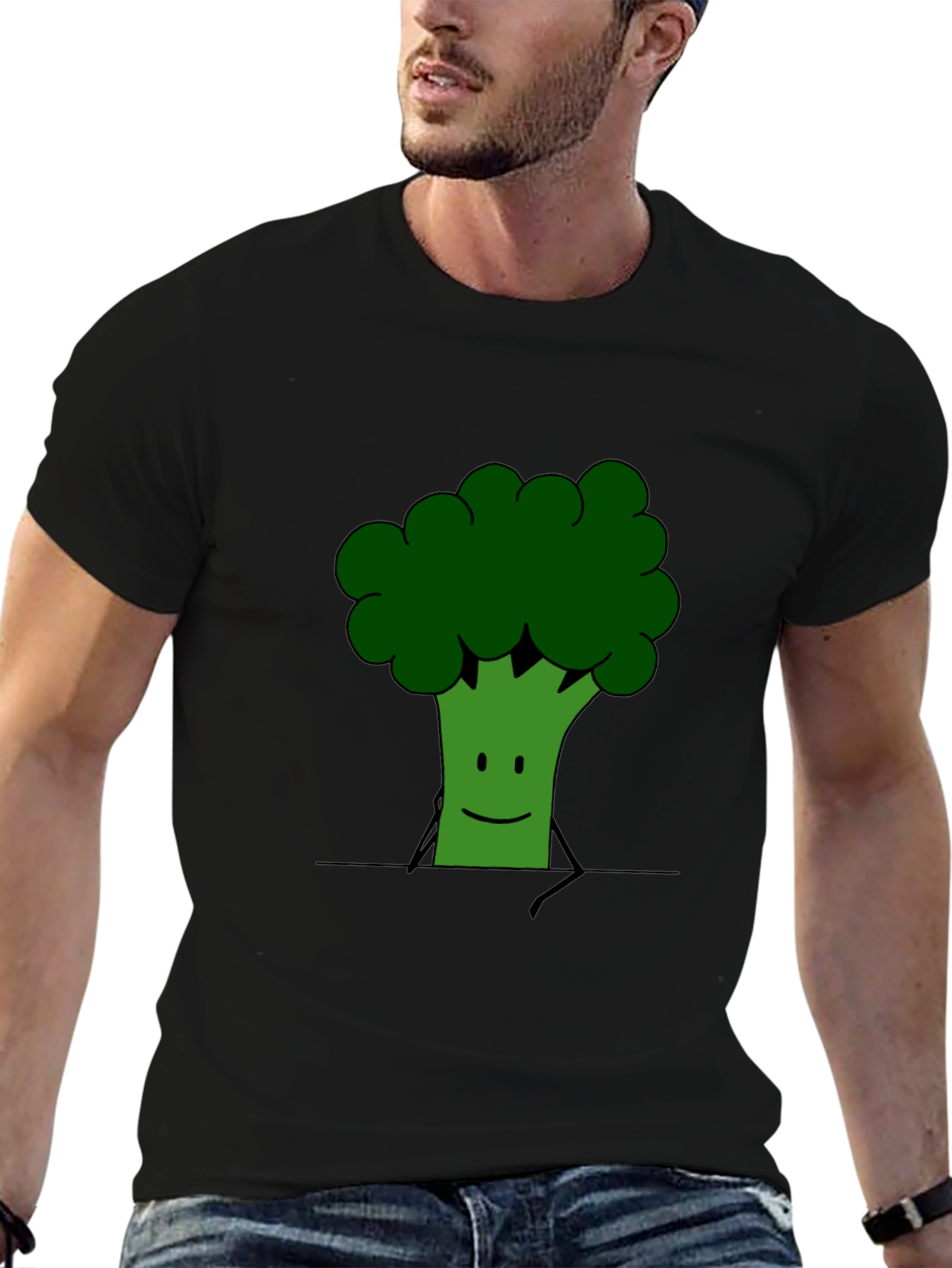 Broccoli Graphic Tee - Funny Vegetable T-Shirt