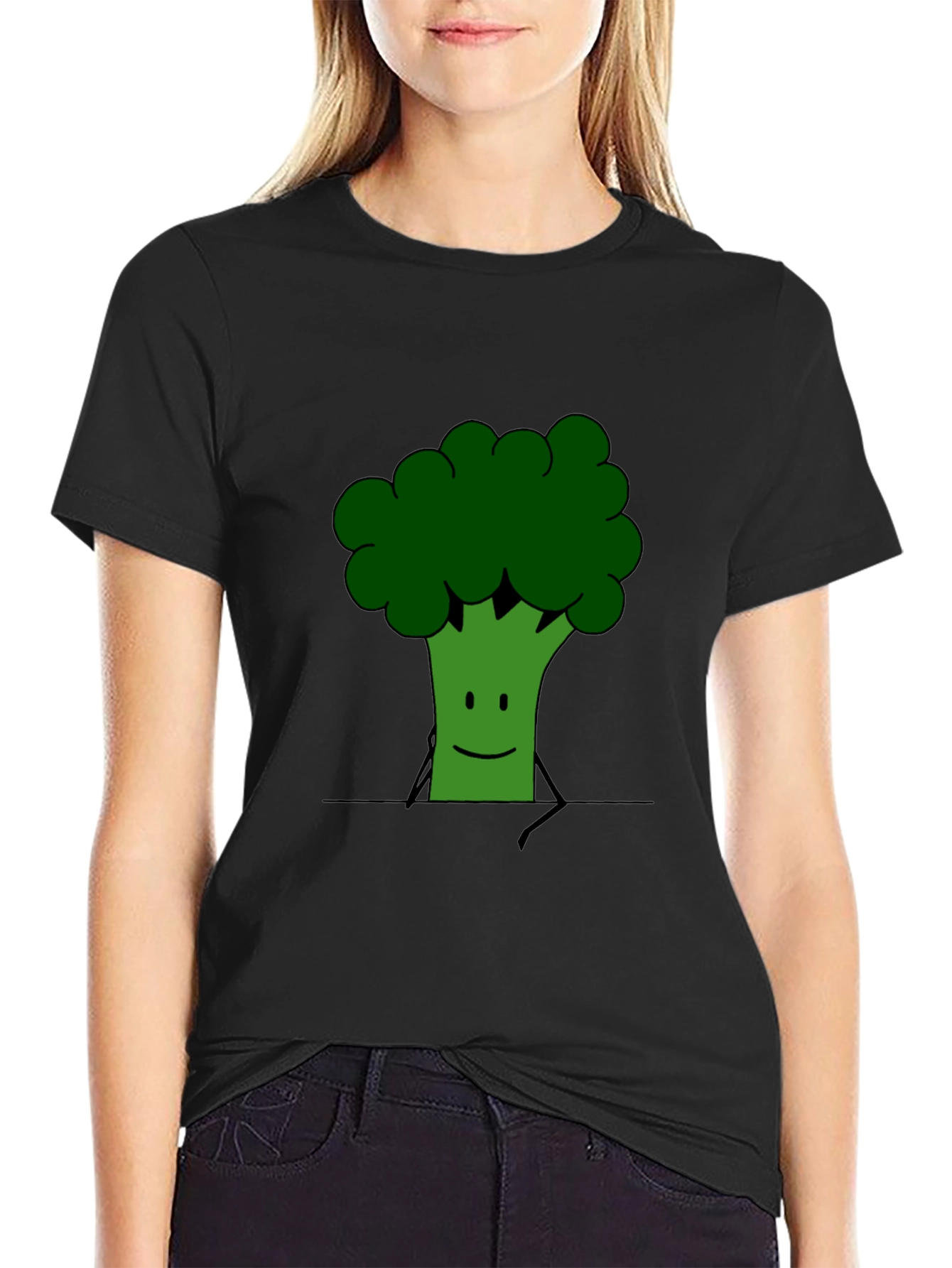 Broccoli Graphic Tee - Funny Vegetable T-Shirt