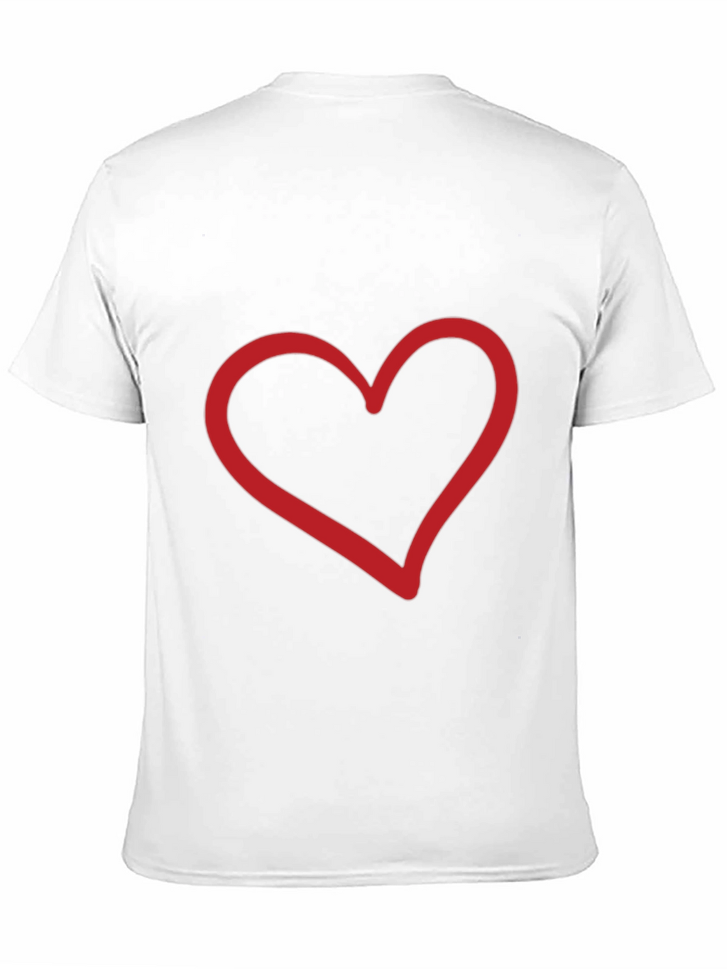 Heart Graphic Black Tee - Stylish Casual Wear