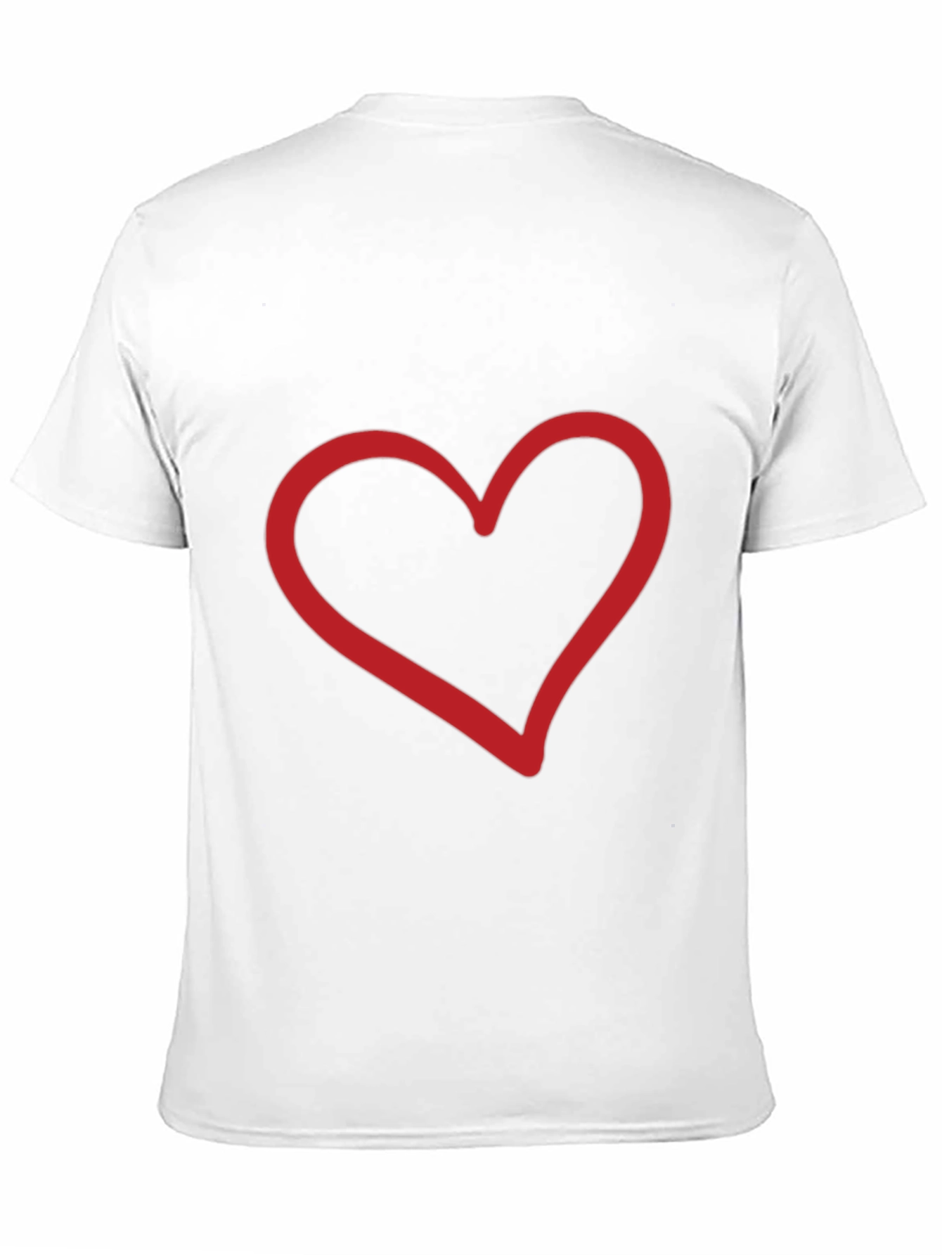 Heart Graphic Black Tee - Stylish Casual Wear