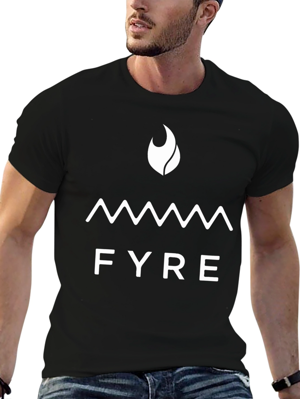 Fyre Festival Inspired Black T-Shirt