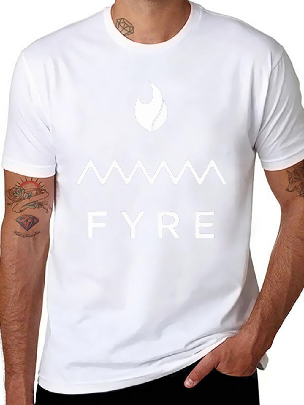 Fyre Festival Inspired Black T-Shirt