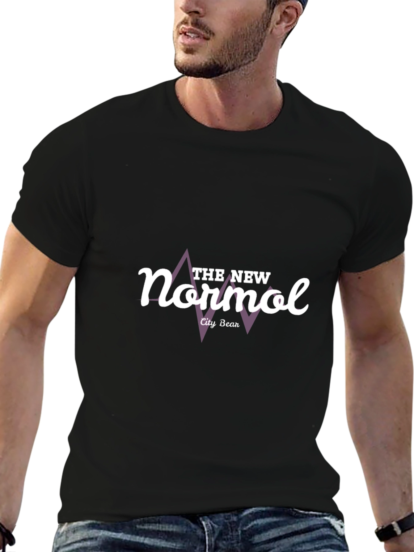 The New Nonmol City Bean Graphic Tee - Black