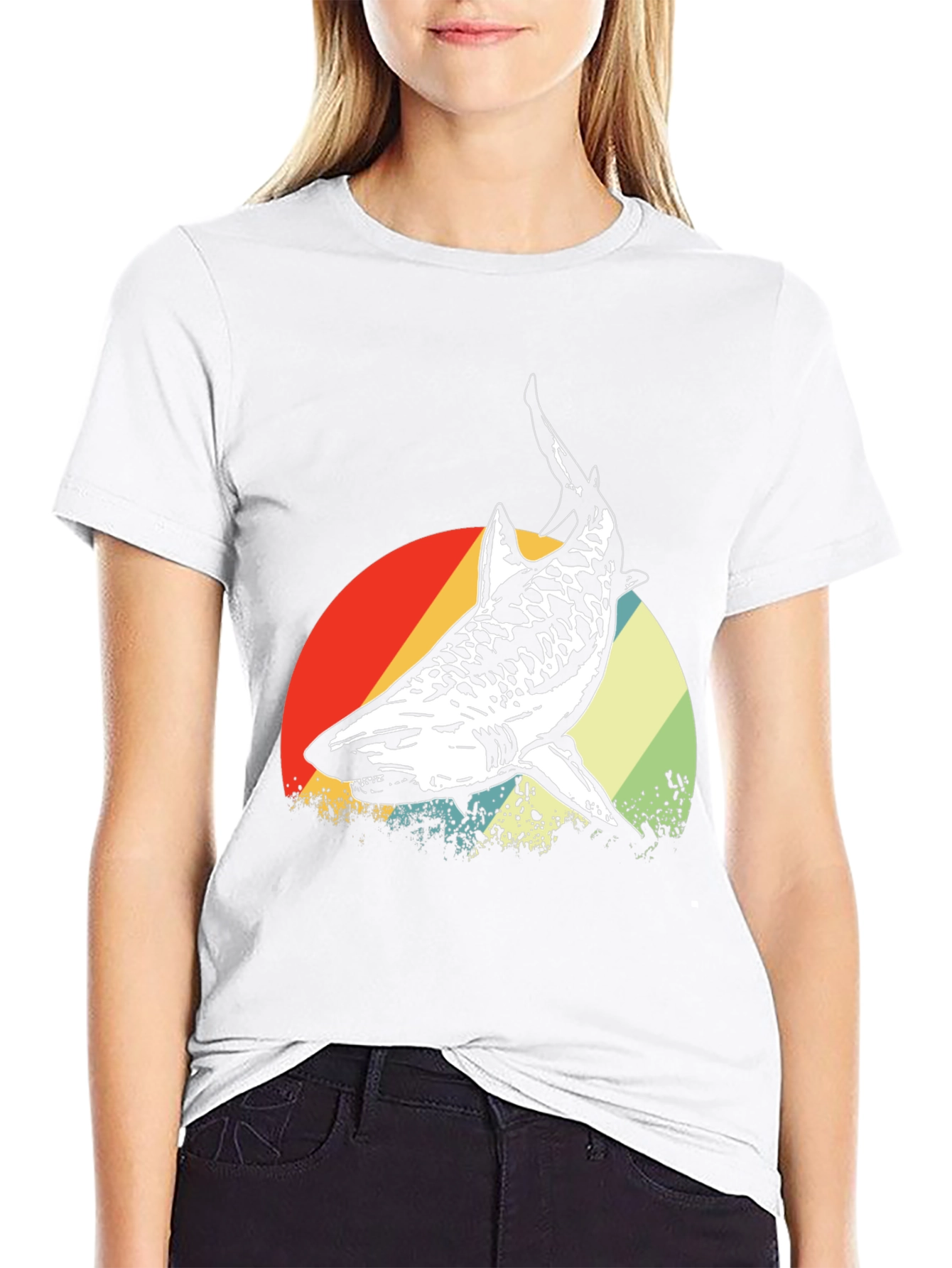 Retro Shark Graphic Tee