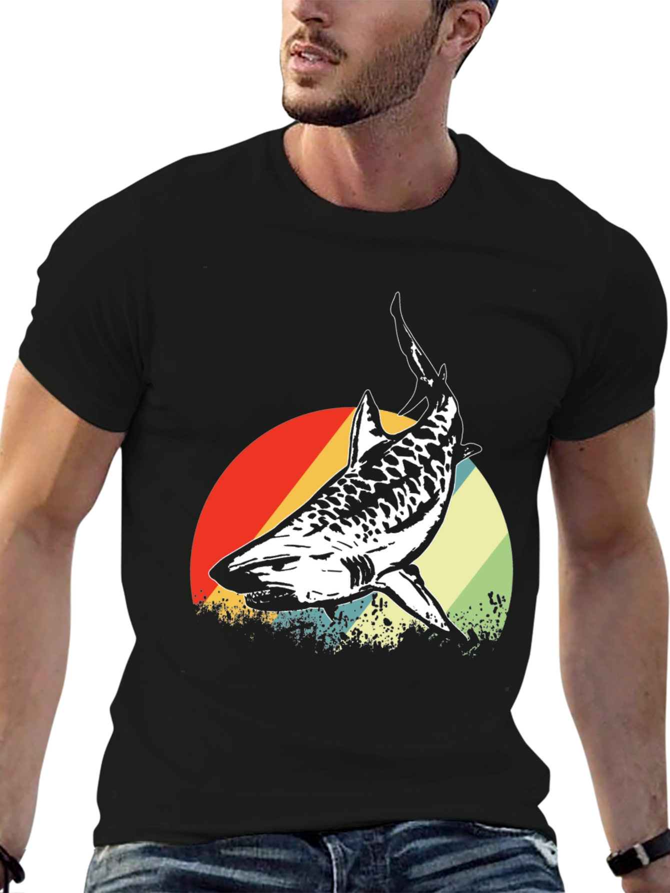 Retro Shark Graphic Tee