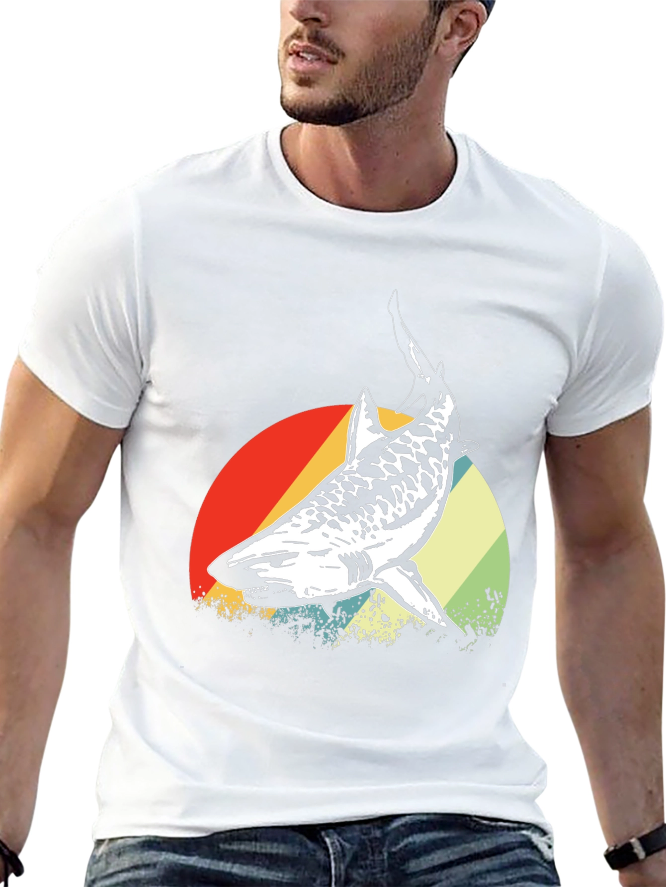 Retro Shark Graphic Tee