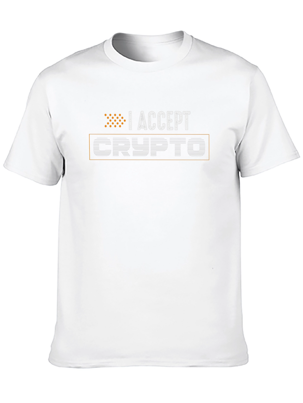 I Accept Crypto T-Shirt - Bitcoin Cryptocurrency Tee