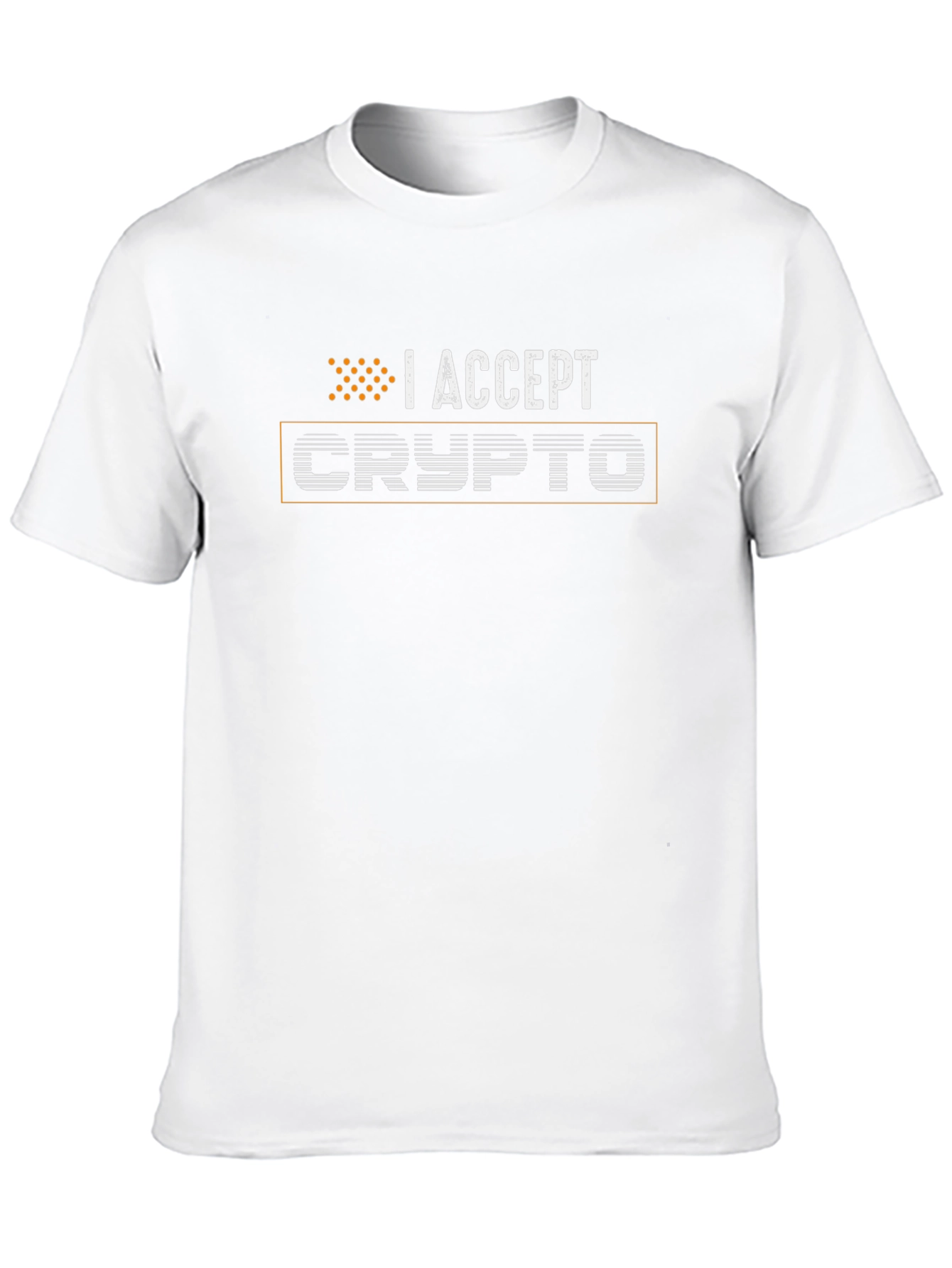 I Accept Crypto T-Shirt - Bitcoin Cryptocurrency Tee
