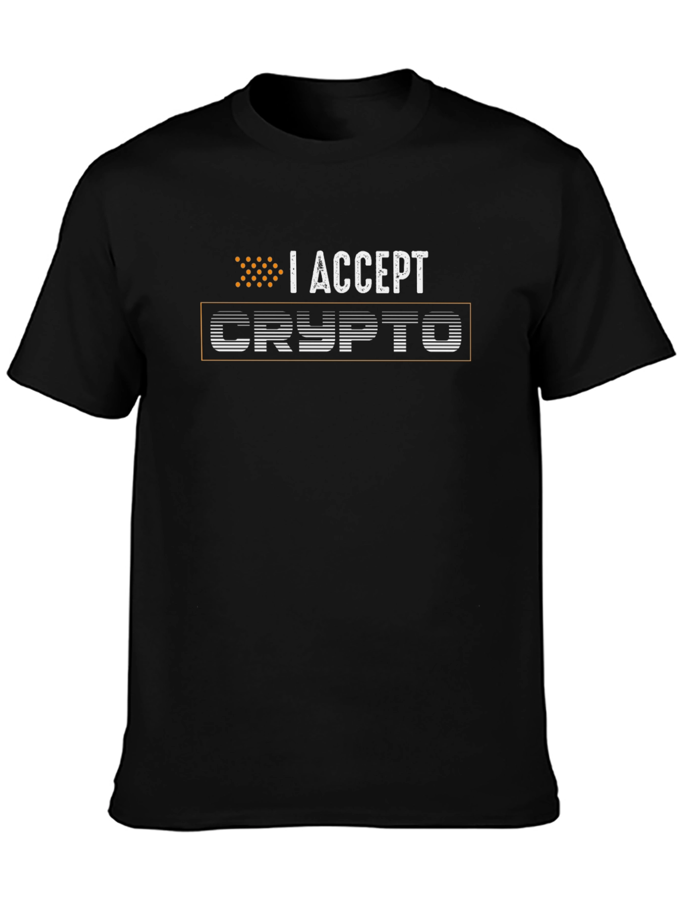 I Accept Crypto T-Shirt - Bitcoin Cryptocurrency Tee