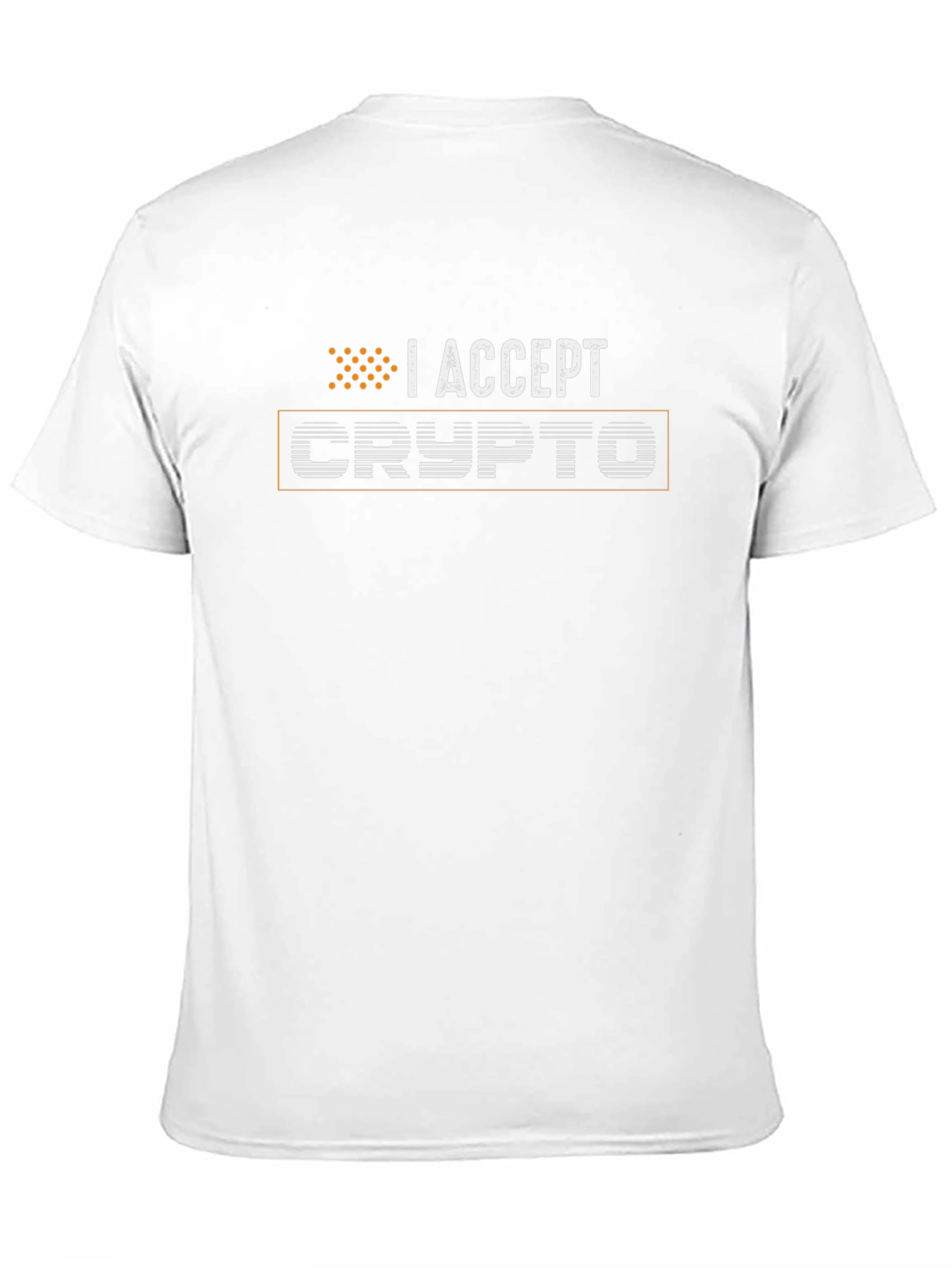 I Accept Crypto T-Shirt - Bitcoin Cryptocurrency Tee