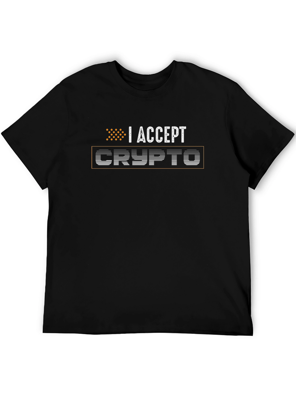 I Accept Crypto T-Shirt - Bitcoin Cryptocurrency Tee