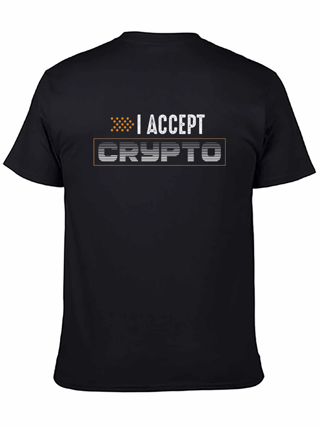 I Accept Crypto T-Shirt - Bitcoin Cryptocurrency Tee