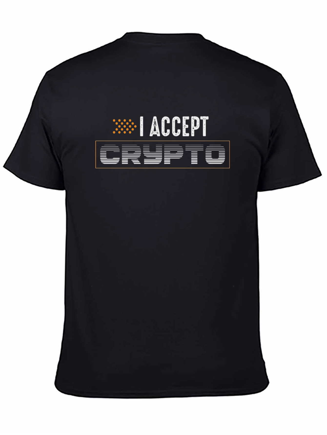 I Accept Crypto T-Shirt - Bitcoin Cryptocurrency Tee