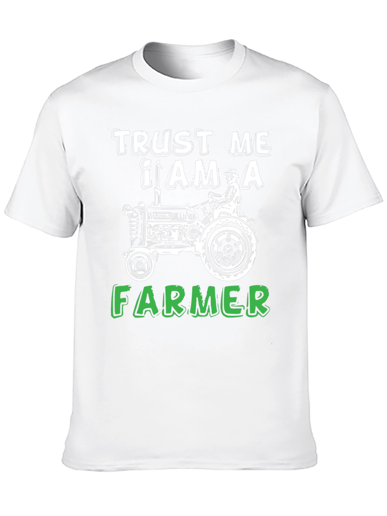 Trust Me I Am A Farmer Black T-Shirt