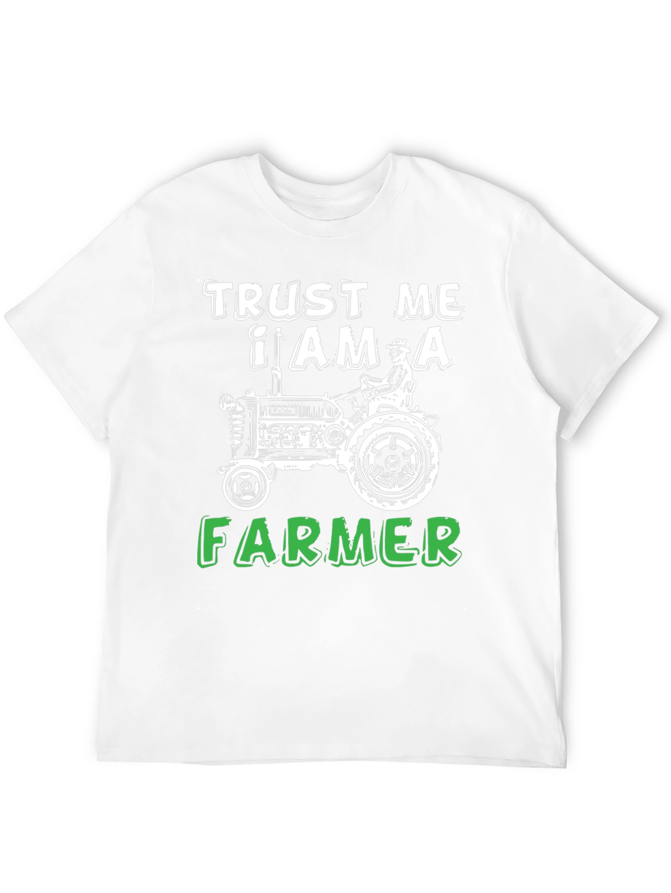 Trust Me I Am A Farmer Black T-Shirt