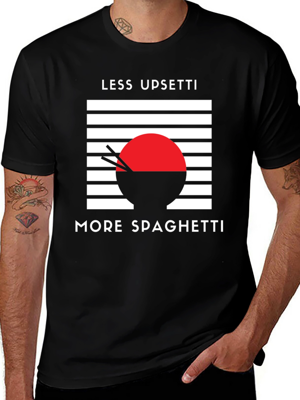Less Upsetti More Spaghetti T-Shirt