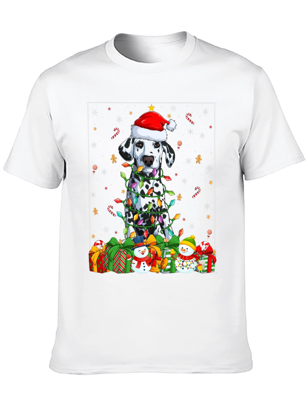 Dalmatian Dog Christmas T-Shirt
