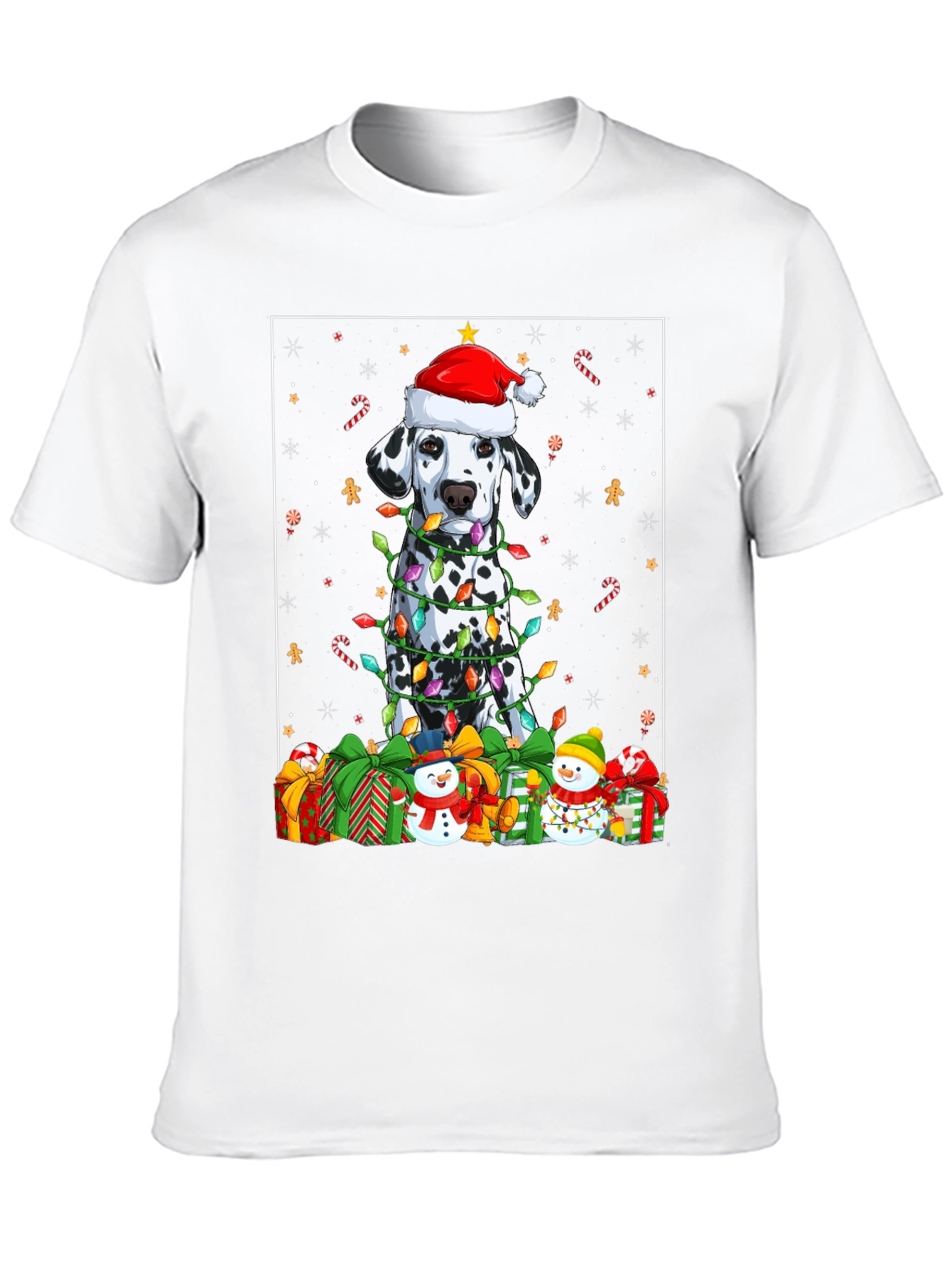 Dalmatian Dog Christmas T-Shirt