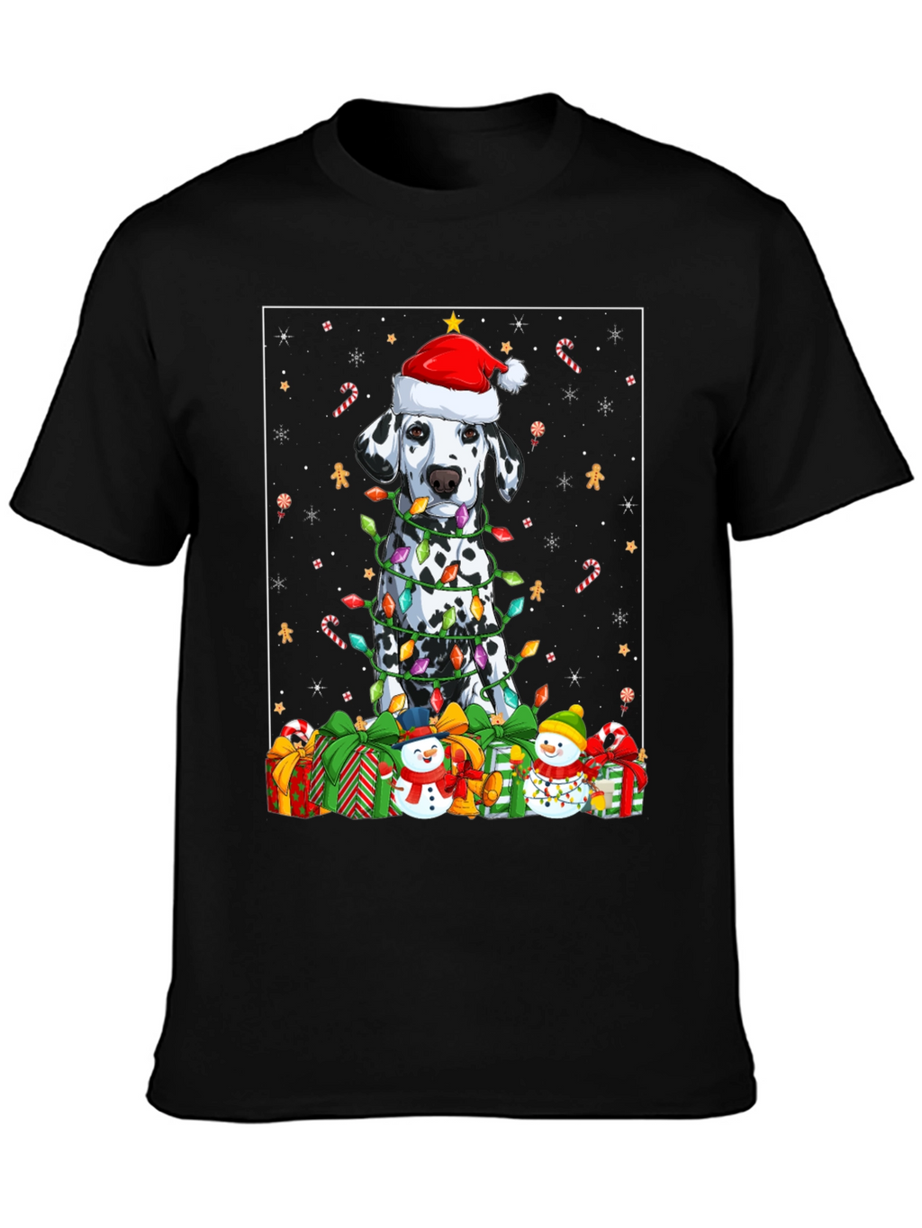 Dalmatian Dog Christmas T-Shirt