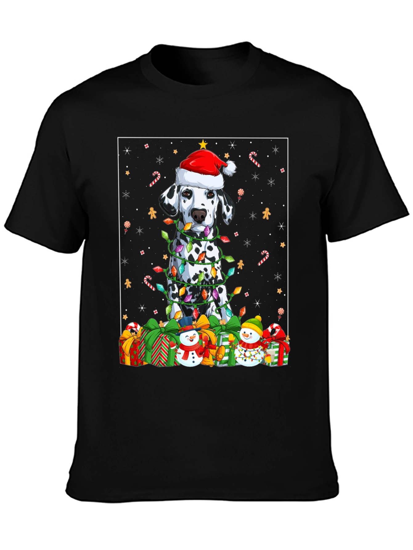 Dalmatian Dog Christmas T-Shirt