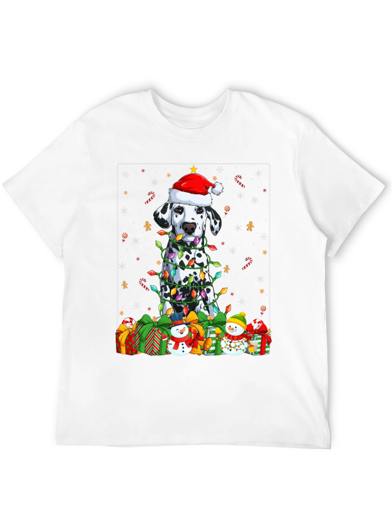 Dalmatian Dog Christmas T-Shirt