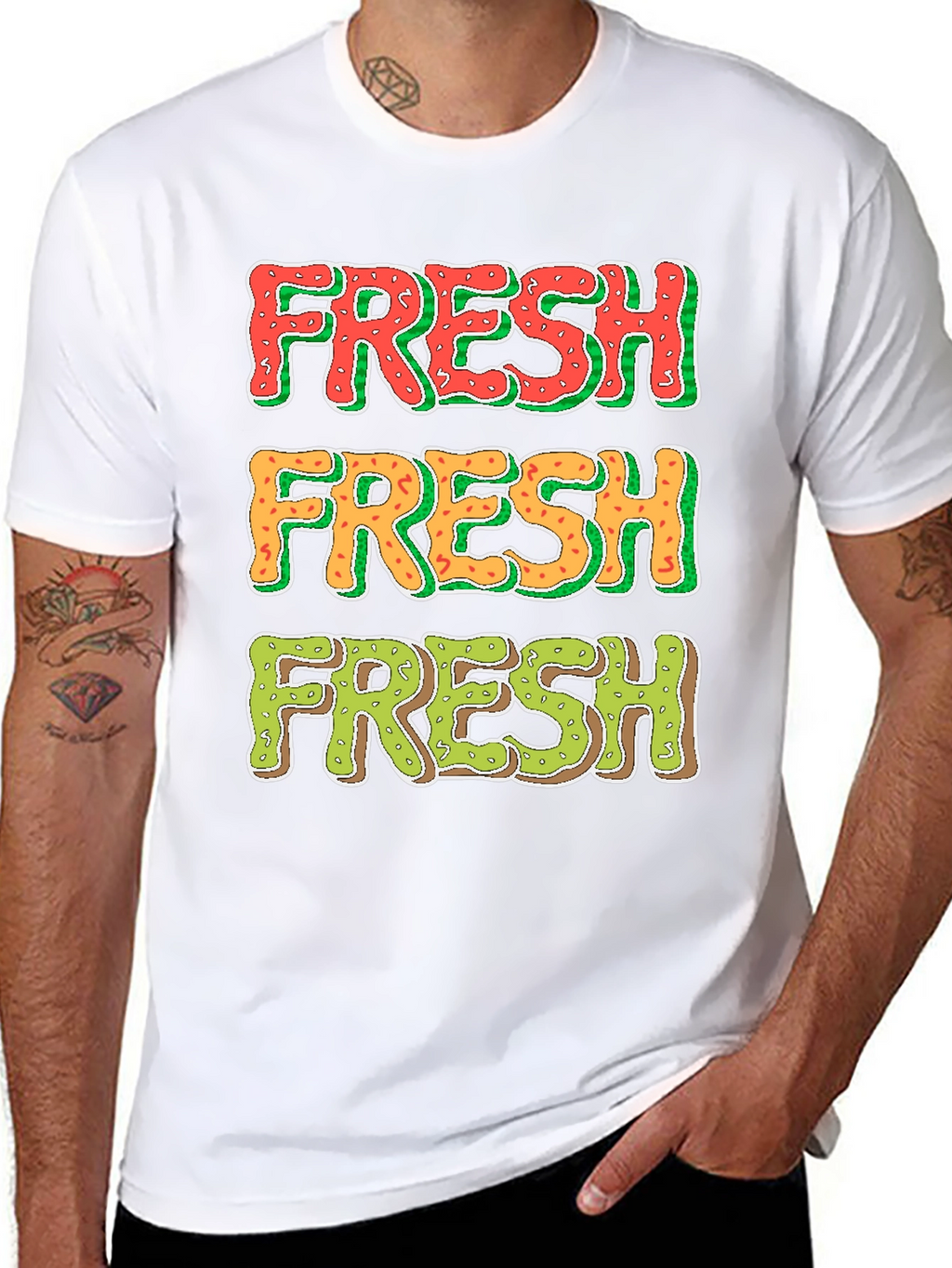 Fresh Donuts T-Shirt: Foodie Tee
