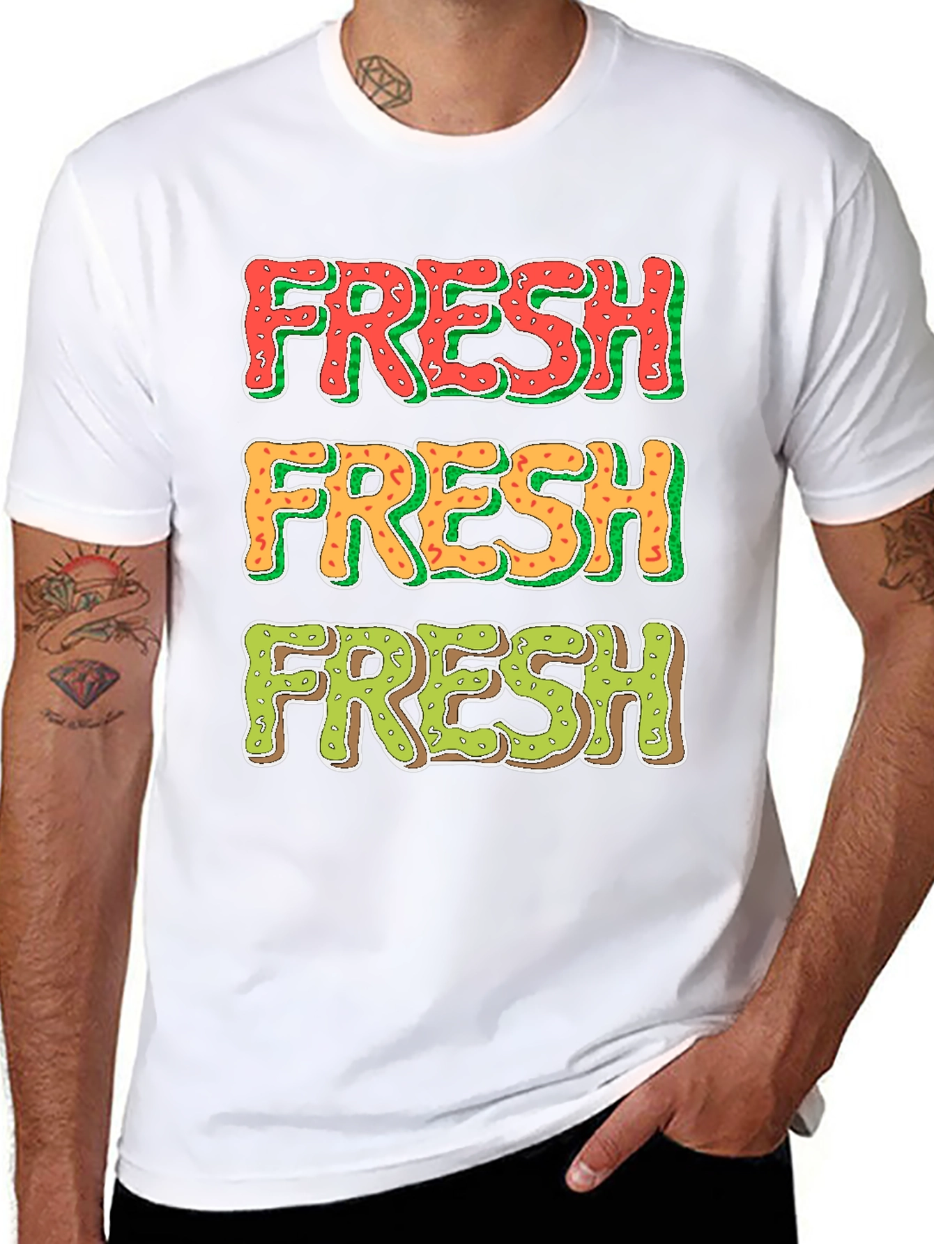 Fresh Donuts T-Shirt: Foodie Tee